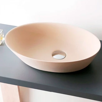Bathco Servant <strong>Solid Surface</strong>  Trieste Beige Matt 45 cm